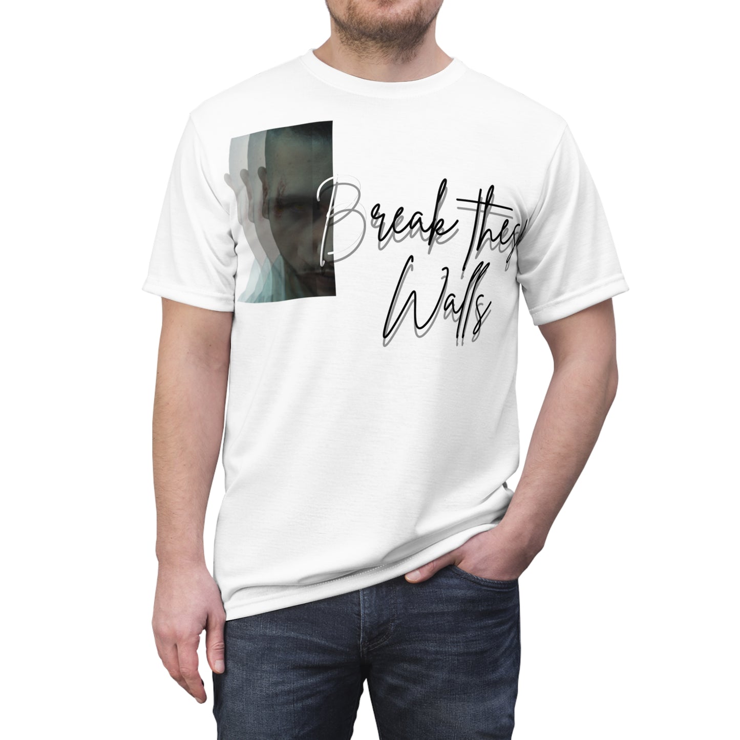Walls T-shirt (wide design)